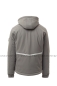 Preview: Wattierte Softshelljacke STREAM PAD in rauchgrau
